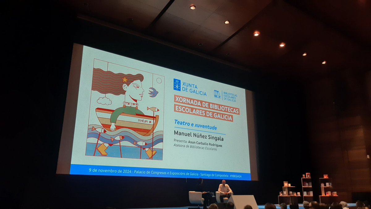 E todo o que comeza chega ao seu fin...
#XBEGA24 
#bescolaresgal 
E quen mellor para falar de teatro...