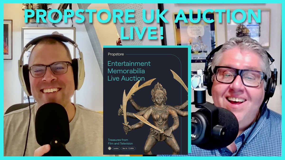 LIVE episode tomorrow, November 10th @ 10am PT! We’ll be covering our favorite things from <a href="/propstore_com/">Propstore</a>’s upcoming UK auction. Join the discussion on YouTube - pre-save the link below. 

youtube.com/live/ImJwHxo_c…