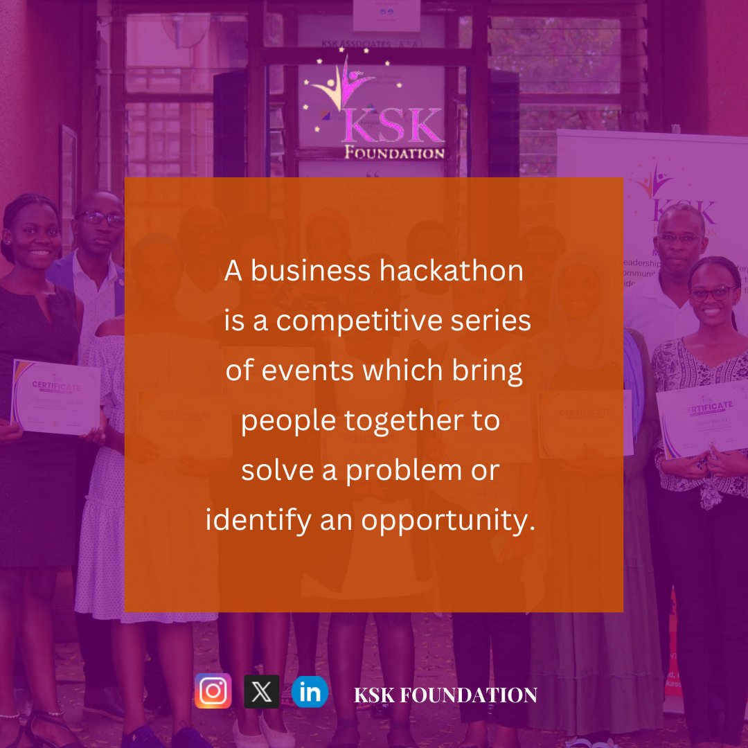 KskFoundation's tweet photo. The @KskFoundation  program recognizes that business plays a pivotal role in community development in the #21stcentury. 
This explains the competitive #businesshackathon  organized for mentees.
 
#mentorship
#entrepreneurship
#innovation
#businesshackathon
#leadership
#YOUTH https://t.co/4gDEXZ1Yb7