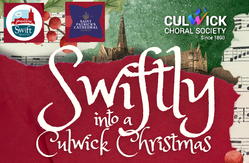 Don't forget to book your tickets for our Christmas Concert  at 8pm on November 27th in St Patrick's Cathedral through a choir member or on Eventbrite.  eventbrite.co.uk/e/swiftly-into…

#carols #music #christmas #culwick #stpatrick #swift #jonathanswift #festival