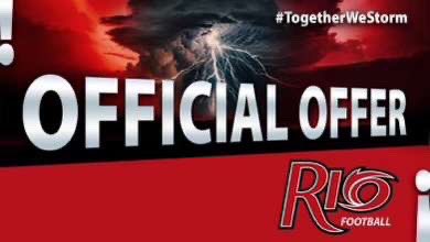 Proud to have received a offer from <a href="/URGFootball/">RioFootball</a> <a href="/dbarrow740/">D. Barrow</a>