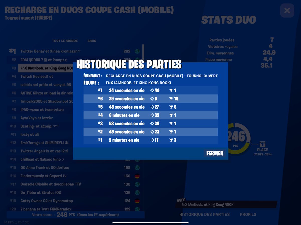 3rd EU (300$) <a href="/IAmNoobFn/">IAmNoob</a>