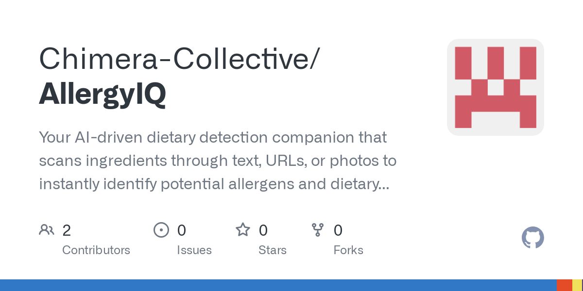 silveralcid's tweet image. 🤖 Hack This Fall 2024: AllergyIQ - Your AI food detective!
Scan ingredients, detect allergens, respect dietary needs
buff.ly/4enEUVi
#HackThisFallVirtual #HealthTech