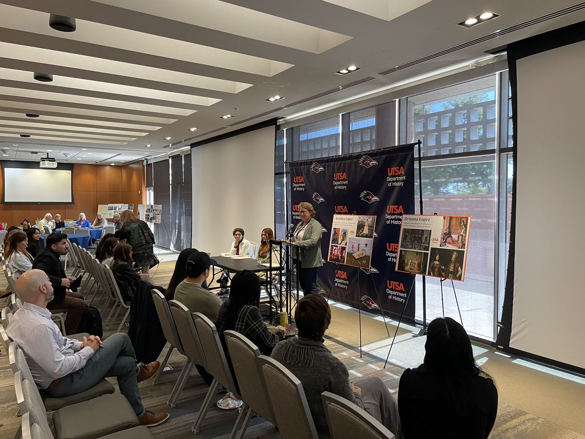 A great way to spend a Saturday morning: with <a href="/UTSA/">UTSA</a> History students and scholars at the 2024 Nau History Scholars Symposium