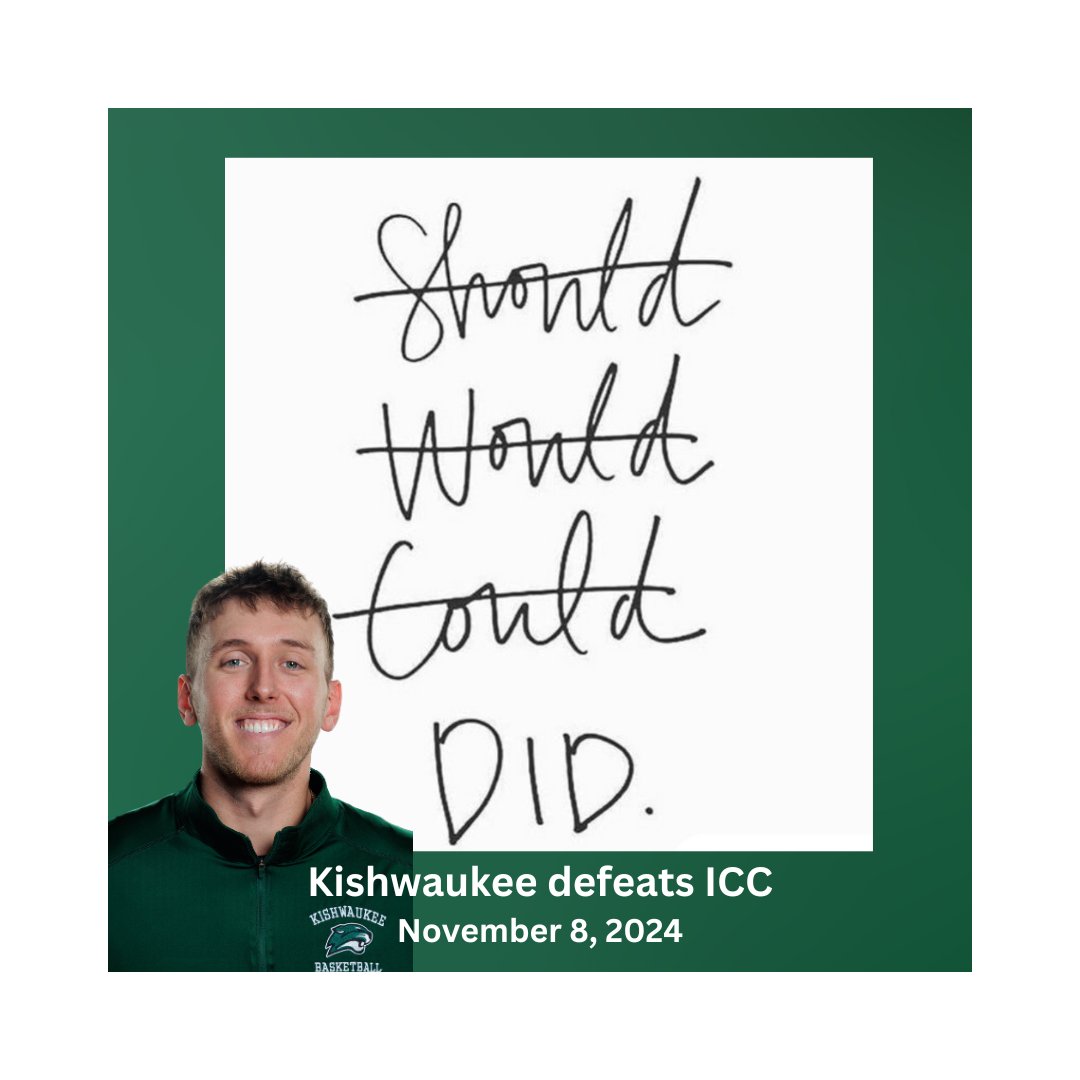 We’re thrilled to celebrate Coach Matt Long's first victory at the helm of the Kishwaukee College Men’s Basketball team! His dedication, passion, and leadership have already made an impact, and this first win marks an exciting start to the season. 

Let’s keep it rolling, Coach🏀