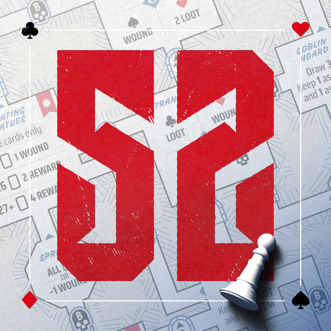 52 cards, one way out.
 
52 Realms: Adventures. A solo, playing card-driven, dungeon crawling, print at home game.

Follow on Kickstarter now
kickstarter.com/projects/postm…