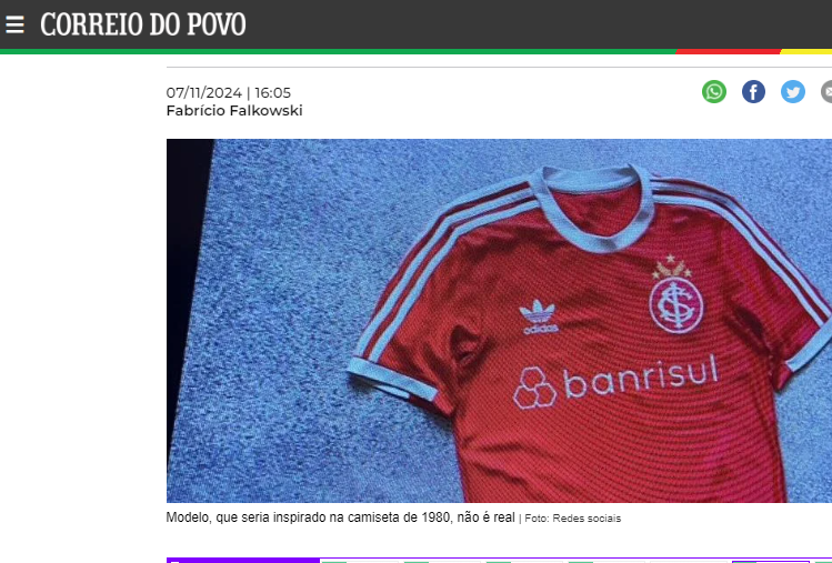 ballendsgn's tweet photo. 4- Pra disfarçar as partes que ficaram muito mal feitas, como a diferença de qualidade do banrisul pro resto da camisa tirei uma foto da tela do computador e mandei pra algumas páginas, e o resto é história kkkkkkkkkkkk https://t.co/pbWndoBmhR