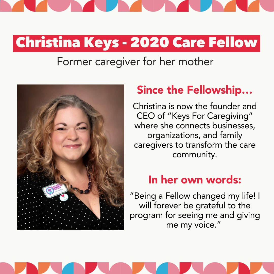 CaringAcrossGen's tweet photo. Our Care Fellowship is in its fifth year and we’ve proud to say we’ve graduated over 200 caregivers, care recipients, and care advocates in that time! Take a look at what  just a few of our former Fellows have accomplished since the program. https://t.co/b4D7j8xP3b