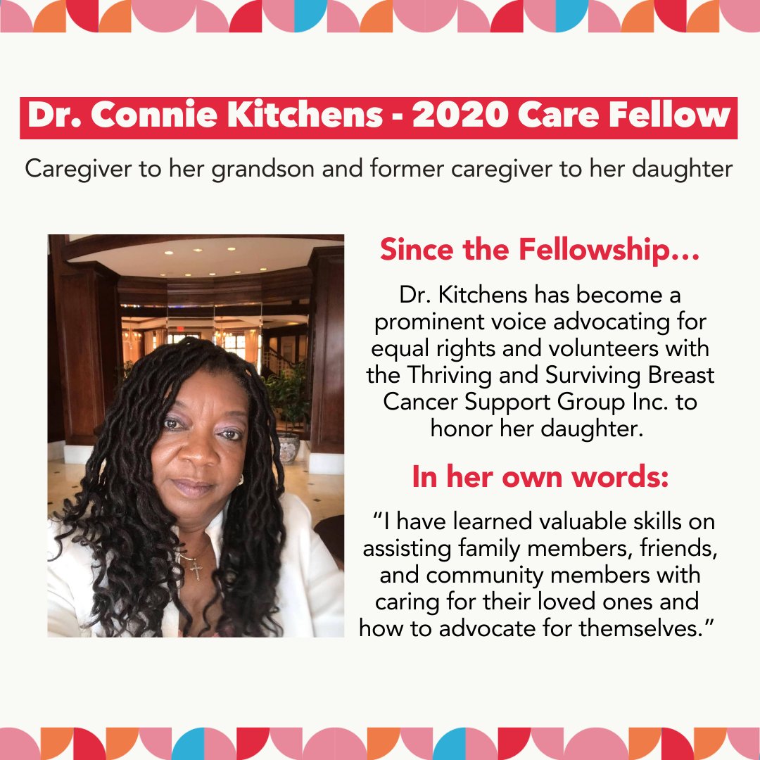 CaringAcrossGen's tweet photo. Our Care Fellowship is in its fifth year and we’ve proud to say we’ve graduated over 200 caregivers, care recipients, and care advocates in that time! Take a look at what  just a few of our former Fellows have accomplished since the program. https://t.co/b4D7j8xP3b