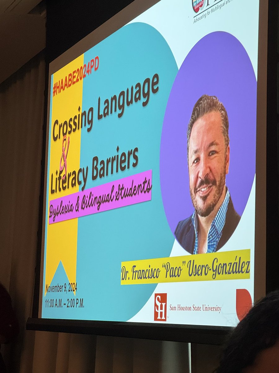 DrYolandaRios's tweet image. A wonderful day of learning at the @HAABE_ event focusing around #Inclusivepractices with Dr. Paco Usero 🤲🏼 @EllevationEd