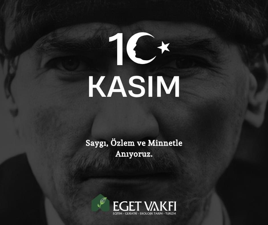 Ülkemizin kurtarıcısı,, Cumhuriyetimizin kurucusu; demokratik, ve laik hukuk devletinin mimarı büyük Atatürk… Seni saygı, minnet ve özlemle anıyoruz. İlkelerinle aydınlattığın yolda kararlılıkla yürümeye devam edeceğiz. 
#10kasım#Atatürk#Atam#MustafaKemalAtatürk