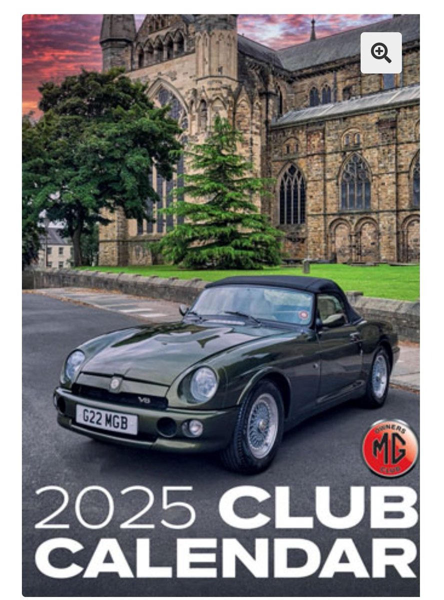 I've won the MGOC calendar competition for the second year in a row with a photo of the RV8 outside Durham cathedral 😄