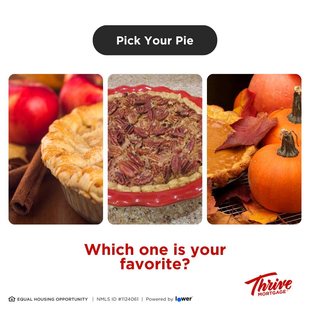 Apple, pecan, or pumpkin—which one is your seasonal favorite? 🥧🍂

Let us know in the comments!

#SocialMediaFavorite #HolidayTreats #PickYourPie #Pie