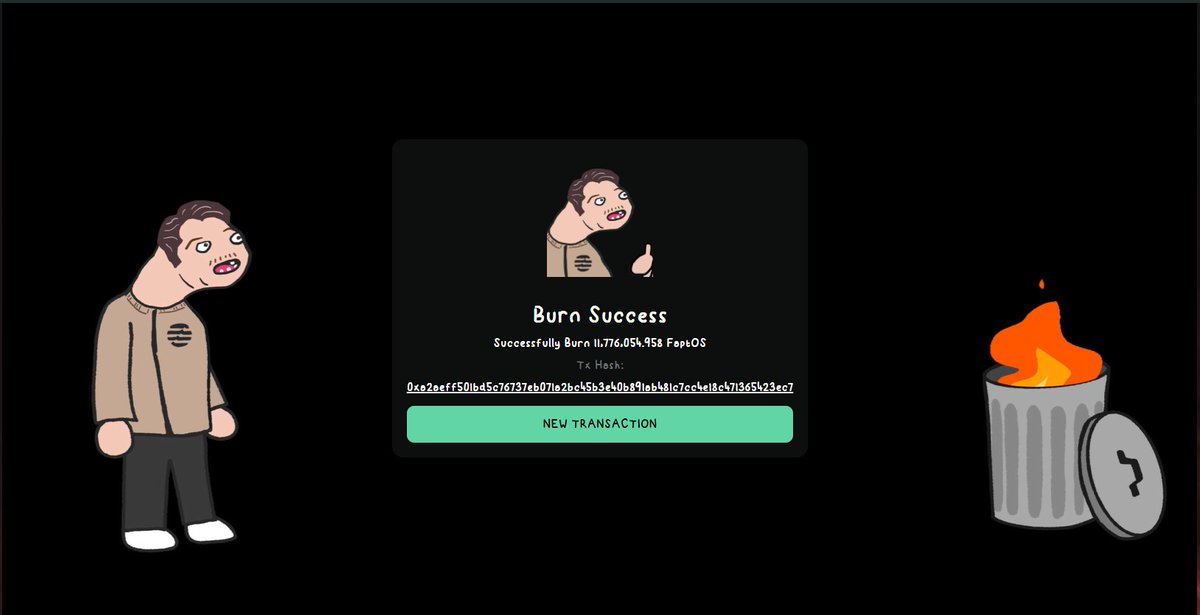 faptosonaptos1's tweet photo. I just burned %1.2 $FaptOS supply from dev wallet. Thanks @UPTOS_APT for their system. 

Tx:https://t.co/srQ1yhgP7r https://t.co/W5HiHWavm2