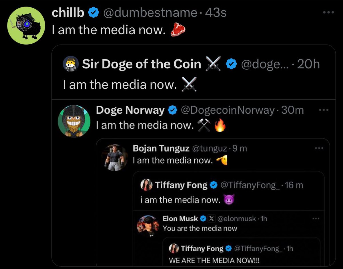 midgefragnetMf's tweet image. I am the media now 👐