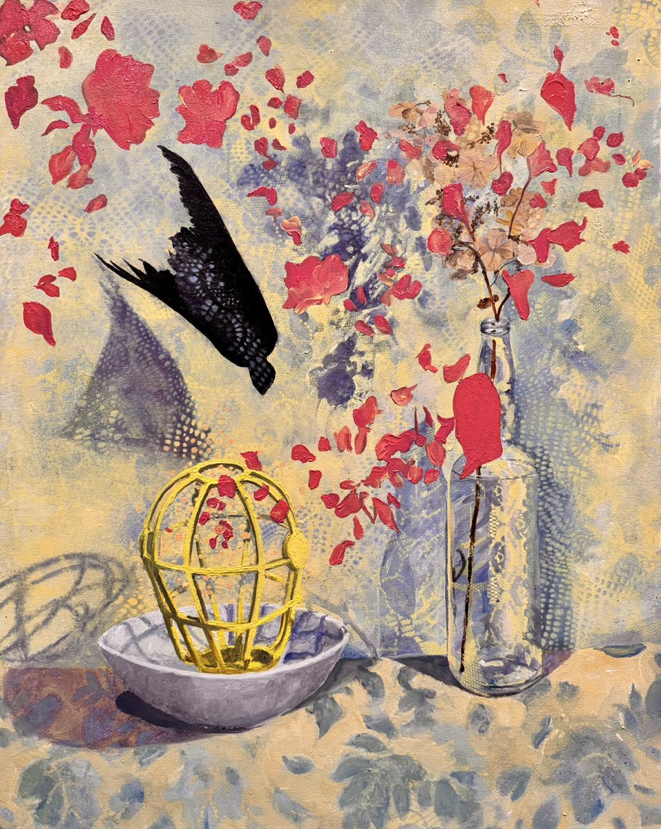 Fresh piece. #art #painting #stilllife #acrylicpainting #ArtistOnX