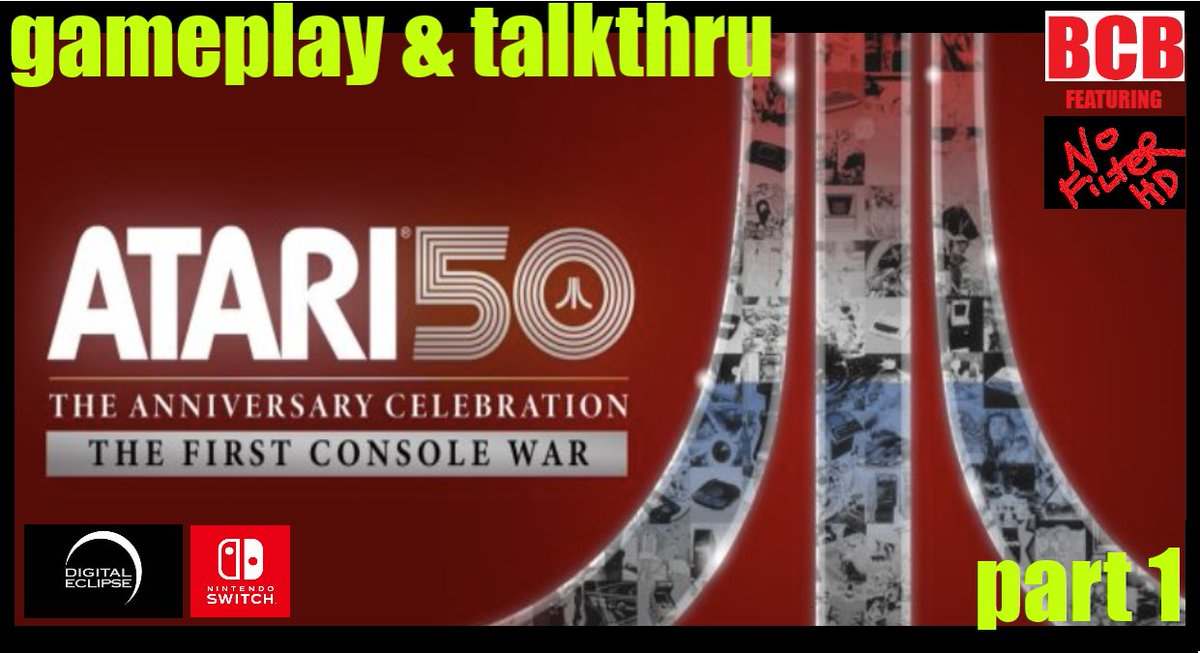 ballistikcoffee's tweet photo. Missed it? Watch &amp; listen as I play #Atari50's 2nd #DLC, #TheFirstConsoleWar! My complete #talkthru &amp; #gameplay of the awesome addition 2 #TheAnniversaryCelebration by @DigitalEclipse! In Pt. 1, #Intellivision &amp; #Atari begin a long #gaming war! #BCB Click: https://t.co/KY7Arzflmo https://t.co/krd5GaiTiN