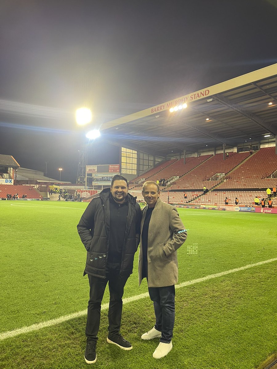 Great to meet an ex-student last night and good luck in his role as Director of Football at Barnsley FC. Fantastic hospitality and thank u for the tickets! 

Great lad and fantastic opportunity for him. Pity about the results for the Millers!