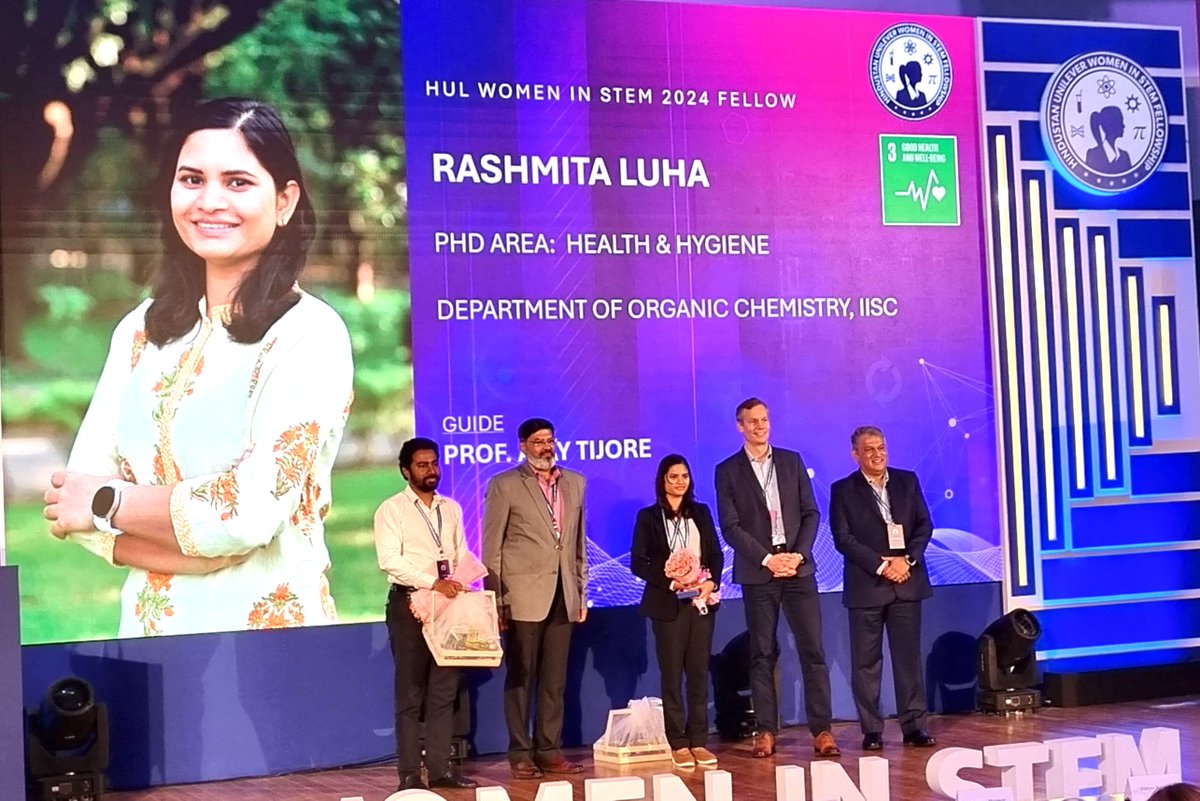 AjayTijore's tweet image. Our lab member Rashmita has been awarded the 'Hindustan Unilever Women in STEM Fellowship' as a part of her PhD work in a stellar ceremony. Proud moment for the lab. Congrats @rashmitaluha03
