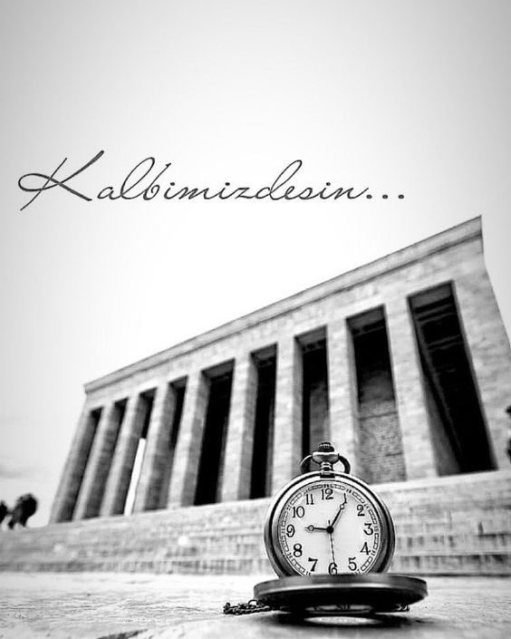 “Benim naçiz vücudum bir gün elbet toprak olacaktır. Fakat Türkiye Cumhuriyeti ilelebet payidar kalacaktır." 
Gazi Mustafa Kemal ATATÜRK
Aramızdan ayrılışının 86. yıldönümünde Cumhuriyetimizin Kurucusu,Büyük Önderimiz Gazi Mustafa Kemal Atatürk'ü minnet ve özlemle anıyoruz.