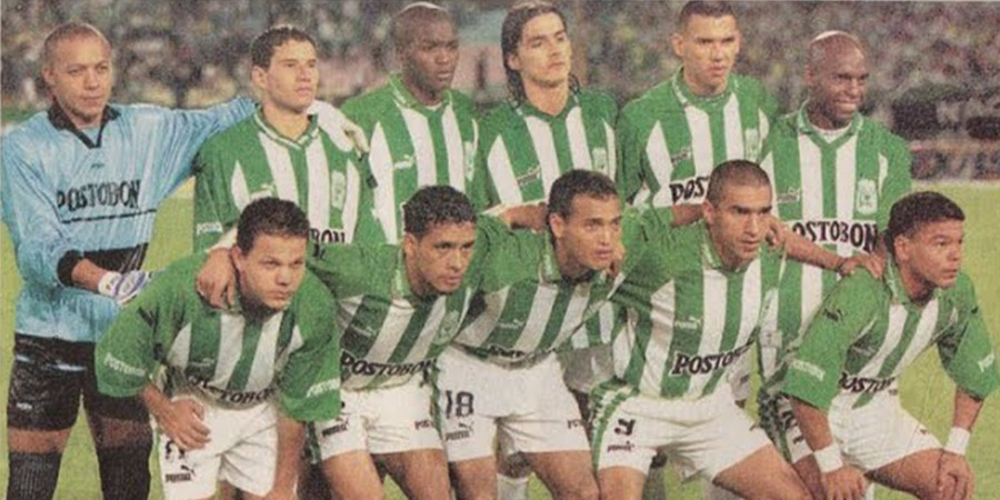 VSportsTM's tweet photo. Un 9 de noviembre, pero de 2000, Atlético Nacional 🇨🇴 levantaba su segunda Copa Merconorte 🏆. Fue tras vencer 2-1 en la definición a Millonarios, con goles de Moreno-Aristizábal / Jiménez. https://t.co/e7A7Oqq0Vj