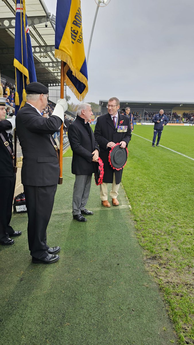 RBL_Boston1's tweet photo. Great day at @bostonunited raising funds for @PoppyLegion 
A win for United and over £650 donated by the generous fans made it an awesome experience for everyone involved.
Thanks to the club for hosting us, @aircadets @SeaCadetsUK @scouts and our veterans for a fantastic effort. https://t.co/Qn5pLELq2W