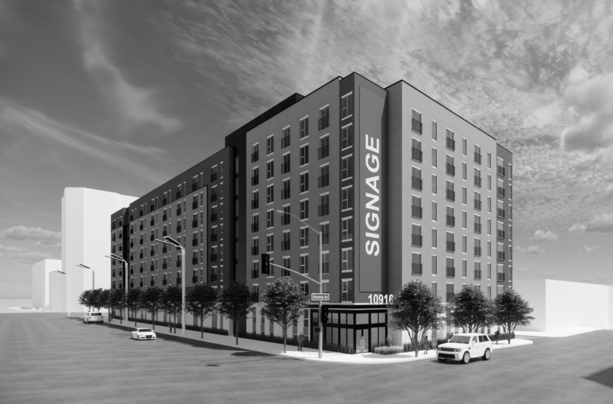 The Broxton and Le Conte ED 1 project, which proposes 800 units of student housing in a 9-story building in Westwood Village, has filed for entitlements