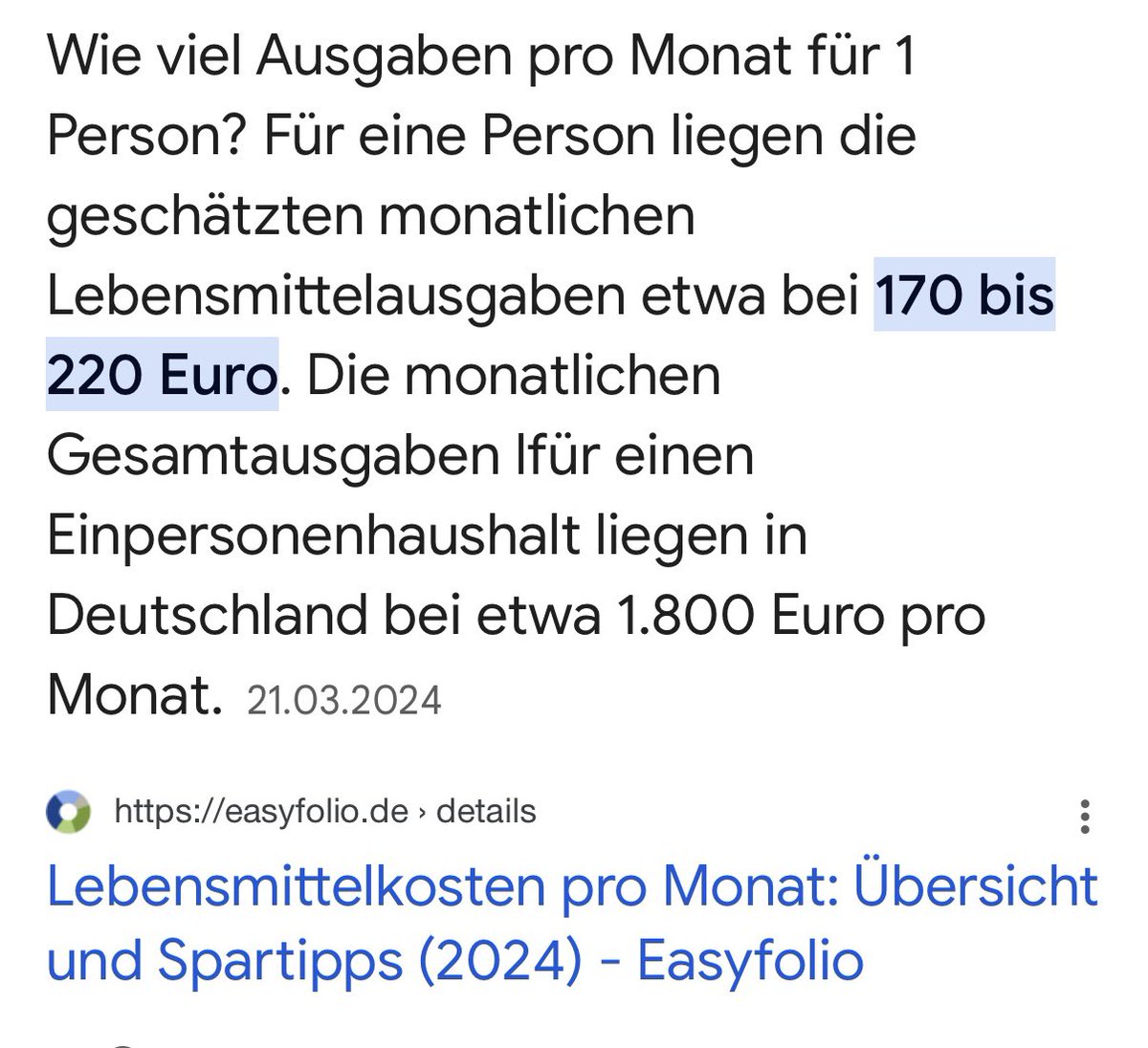 Ich will sehen wie man mit 7€ am Tag vernünftig essen soll wenn man nicht morgens, mittag und Abends das selbe essen will.