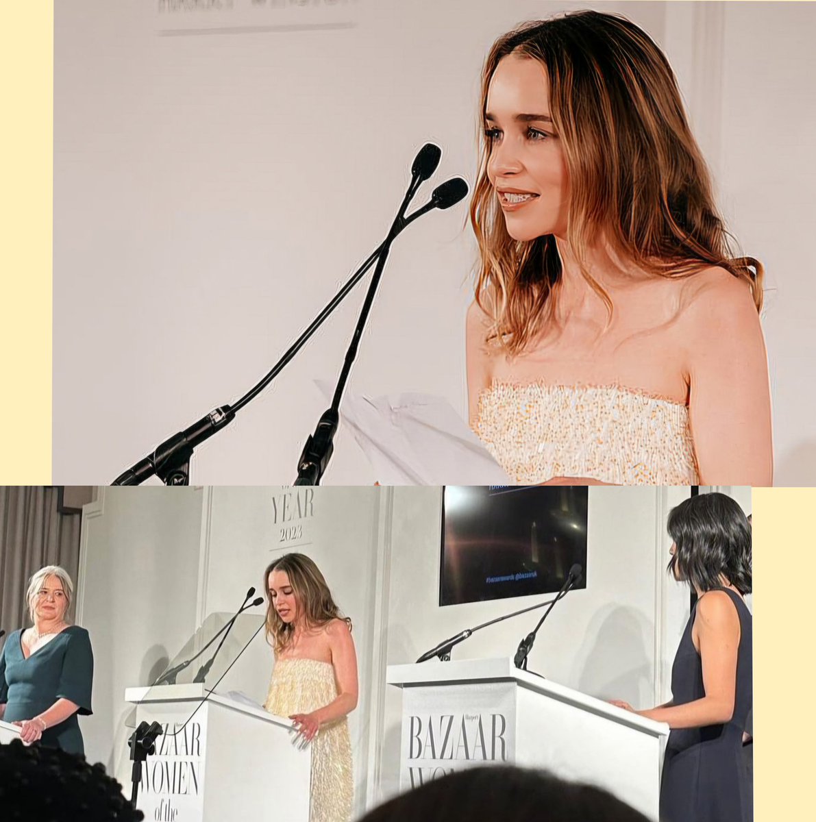 emgot88's tweet image. #HarperBazaar &apos; s &quot;The Women Of The Year&quot;, November 2023 
#EmiliaClarke 🤍✨️🏆