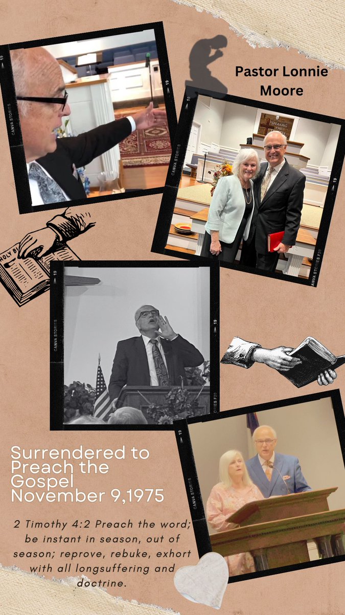 Congratulations to my father on surrendering to preach the gospel 49 years ago today.