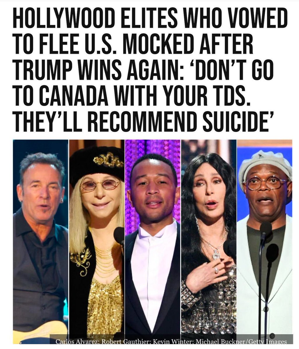 GuntherEagleman's tweet photo. America would be better off if the Hollywood Elites left like they said they would. https://t.co/xspxgUPzrS