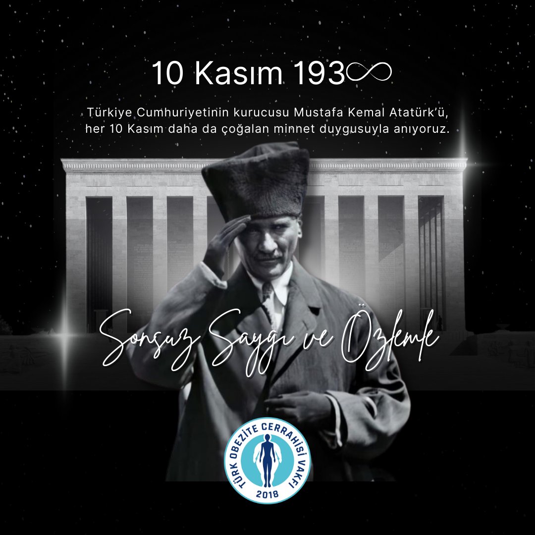 Cumhuriyetimizin kurucusu Gazi Mustafa Kemal Atatürk'ü ebediyete intikalinin yıl dönümünde saygı, minnet ve özlemle anıyoruz. Bize miras bıraktığı bağımsızlık, özgürlük ve çağdaşlık değerlerini yaşatmak ve gelecek nesillere aktarmak en büyük sorumluluğumuzdur.