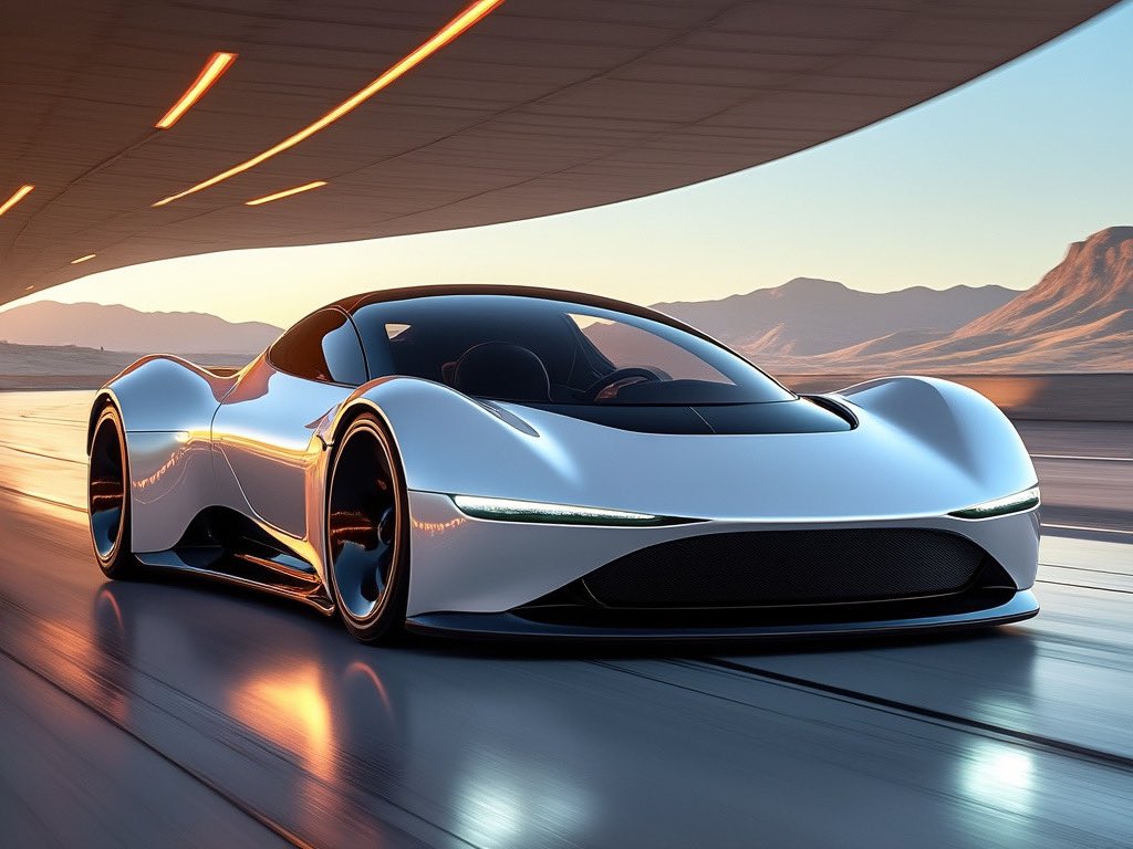vLukas's tweet photo. Did Grok just design the next Tesla Hypercar? @elonmusk @Tesla https://t.co/YSCHv8HHaK