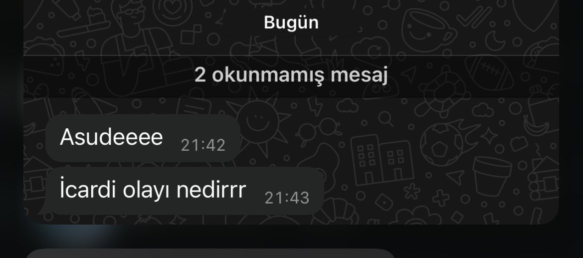 Arkadashlar noluyoo Tottenham maçını bile izlemedim ben