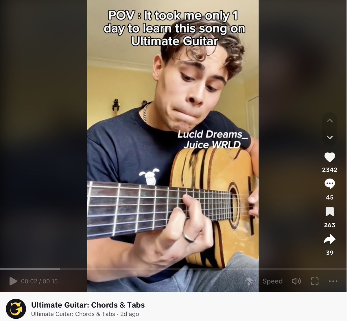 It seems <a href="/ultimateguitar/">Ultimate Guitar</a> So it seems Ultimate Guitar have used my TikTok video, without my permission, and have implied that I learned to play this piece of music using their online lessons - WHICH IS COMPLETELY UNTRUE! I have NEVER used "Ultimate Guitar" RETWEET PLEASE!