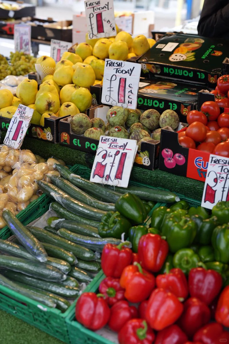 The prices of key fruits and vegetables in Fulham are also friendly.