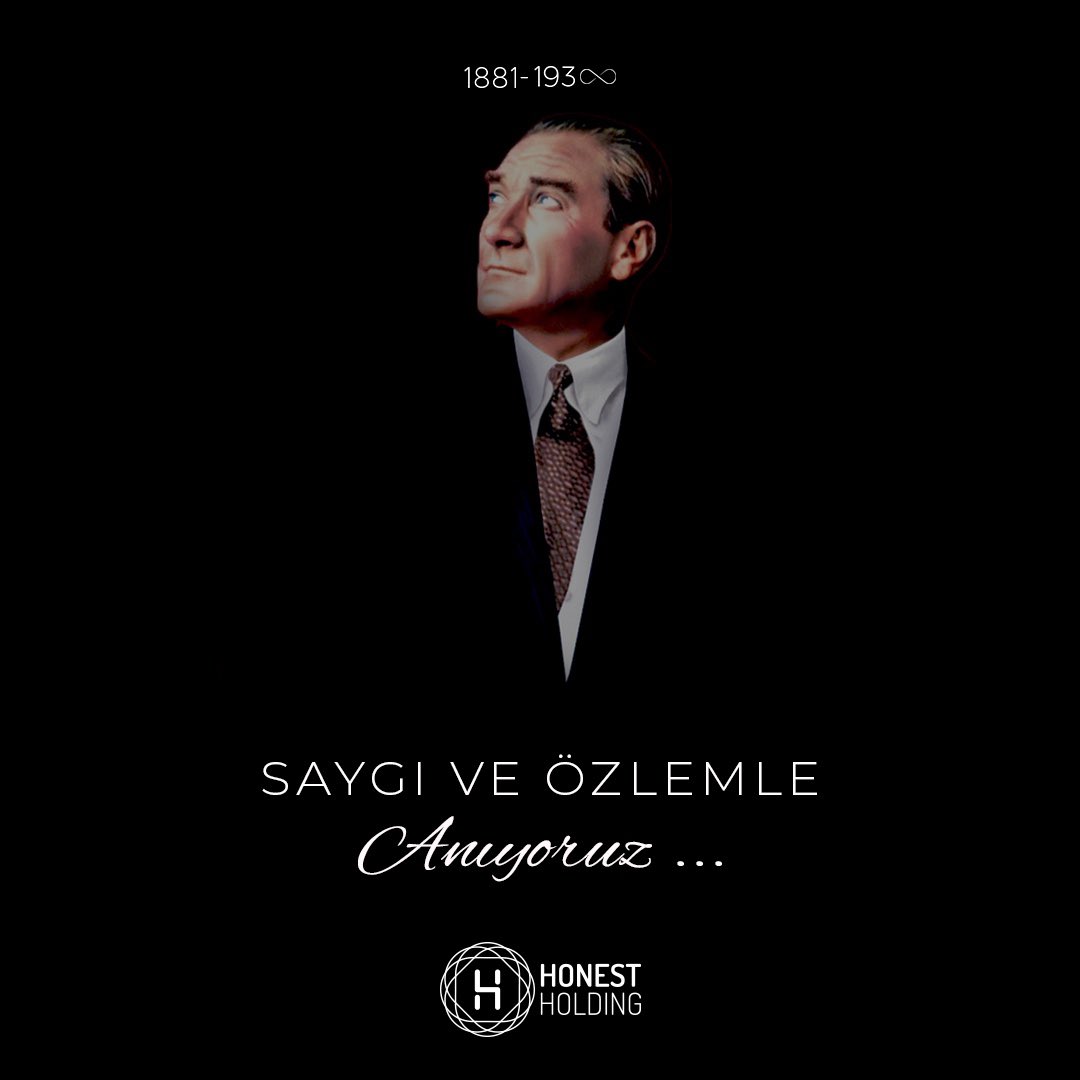 Cumhuriyetimizin kurucusu Gazi Mustafa Kemal Atatürk’ü saygı, sevgi ve özlemle anıyoruz.