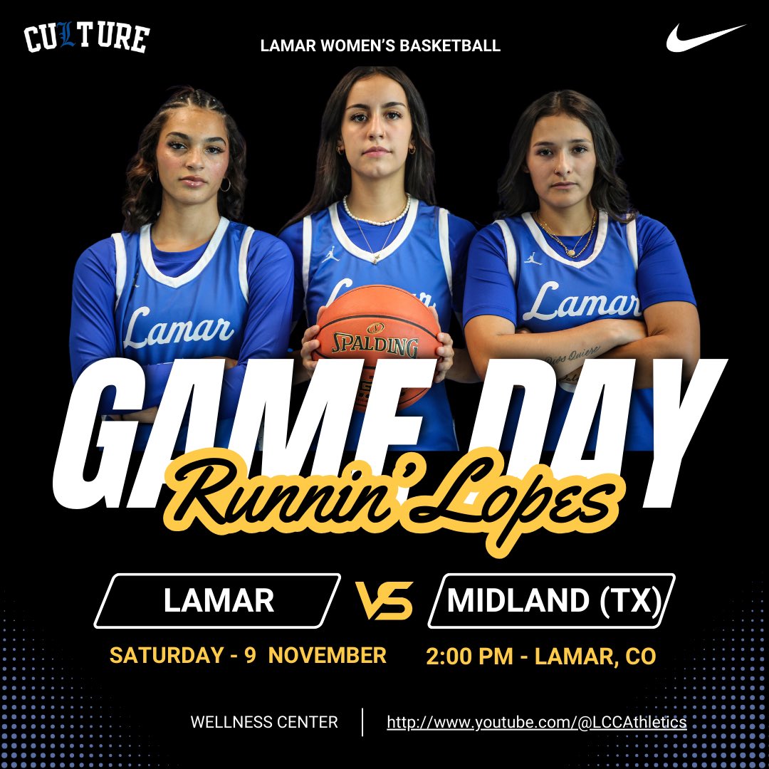 LCC_WBB's tweet photo. 🚨GAMEDAY🚨
🆚Midland College (TX)
📍Lamar, CO
⏰ 2:00pm MST
📺 https://t.co/NDpgiE88bV https://t.co/TcnPAptarL