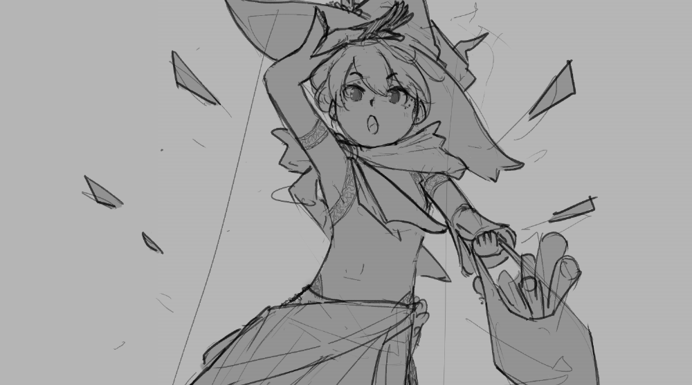 Tapsi___'s tweet image. I'll color this on next stream, had to cut today stream short, I'm feelin the auugh mimiimimimmi hehe #sketch