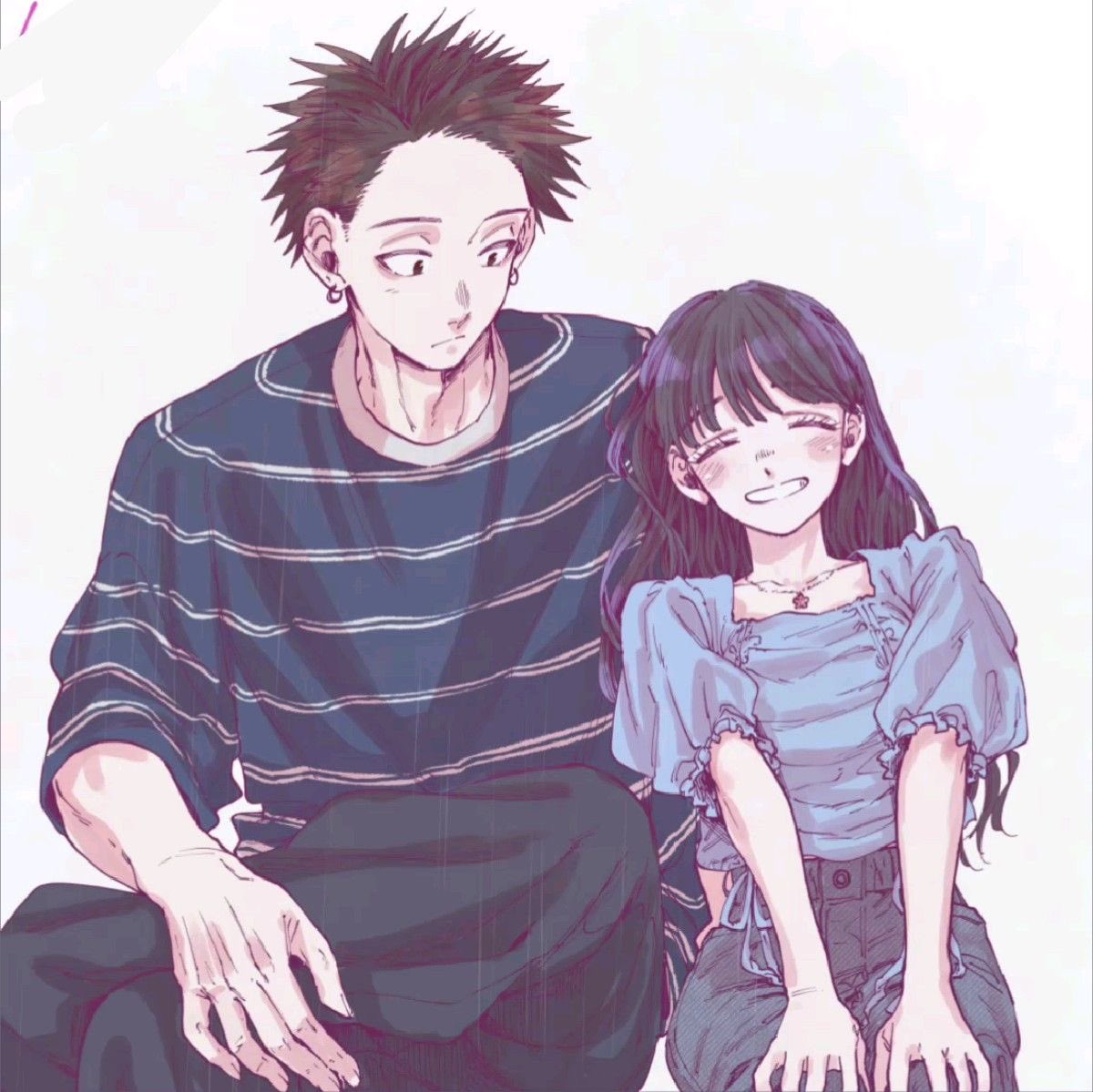 This date outfit is so peakkkkkk the way they’re matching colours has me bawling