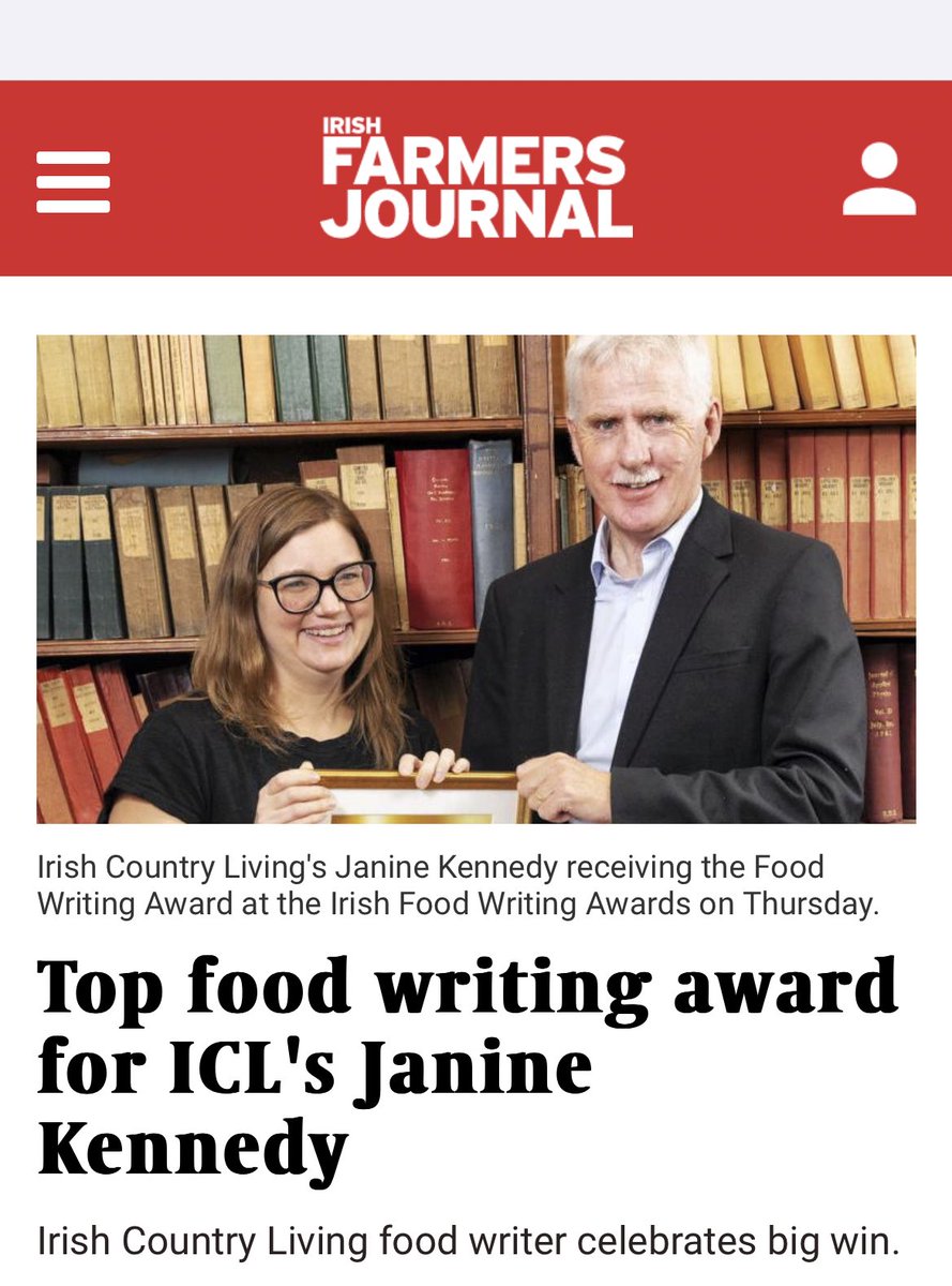 The Irish Food Writing Awards🇺🇦🇵🇸 (@irish_writing) on Twitter photo Just some of the great press coverage of the awards. Thanks to our brilliant PR @SineadRyan @PresencePR and photographer <a href="/paulsherphoto/">Paul Sherwood</a>✨👏🏻👏🏻#IFWA24
<a href="/gazzachef/">Gary O Hanlon</a> <a href="/queenoforg/">Sharon Noonan</a> <a href="/garmullins/">gareth mullins</a> <a href="/Bibliocook/">Caroline Hennessy</a> @siucrashack Just some of the great press coverage of the awards. Thanks to our brilliant PR @SineadRyan @PresencePR and photographer <a href="/paulsherphoto/">Paul Sherwood</a>✨👏🏻👏🏻#IFWA24
<a href="/gazzachef/">Gary O Hanlon</a> <a href="/queenoforg/">Sharon Noonan</a> <a href="/garmullins/">gareth mullins</a> <a href="/Bibliocook/">Caroline Hennessy</a> @siucrashack