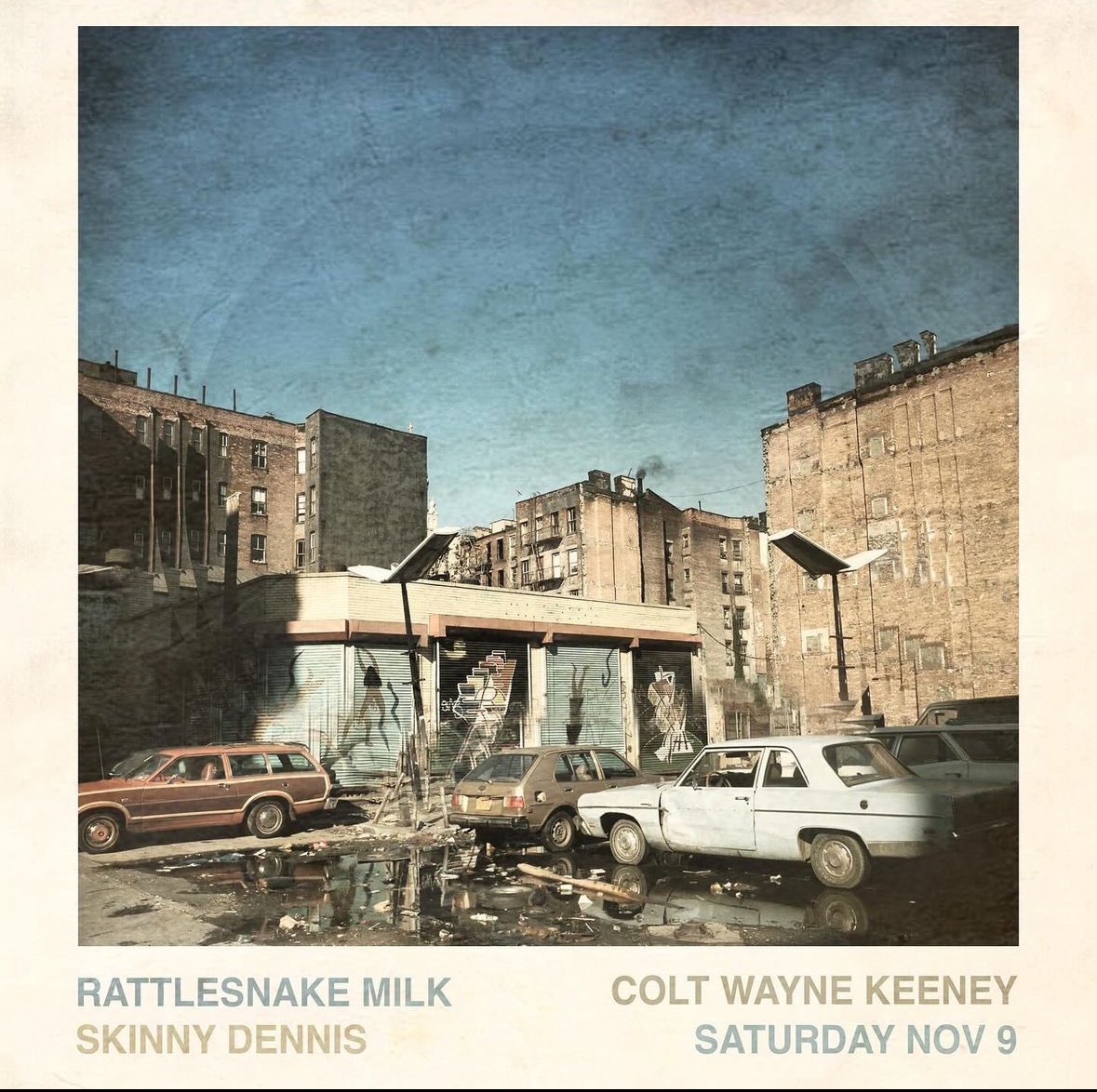 hurtling towards new york for the first time in seven years to play this show