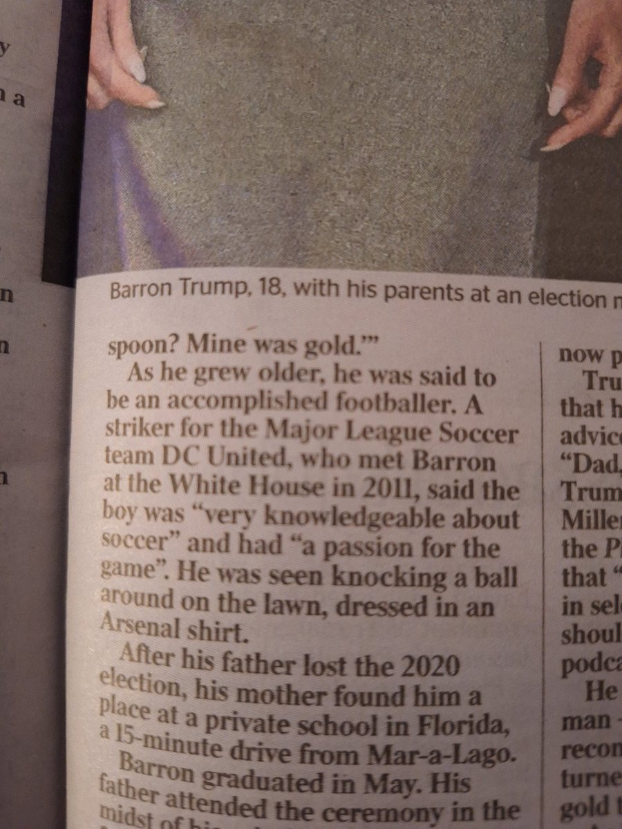 jeffreymassive's tweet photo. Barron Trump, Osama Bin Laden and Paul Kagame. All Arsenal fans. Confirmed worst club. https://t.co/Tz8gmyJbLP