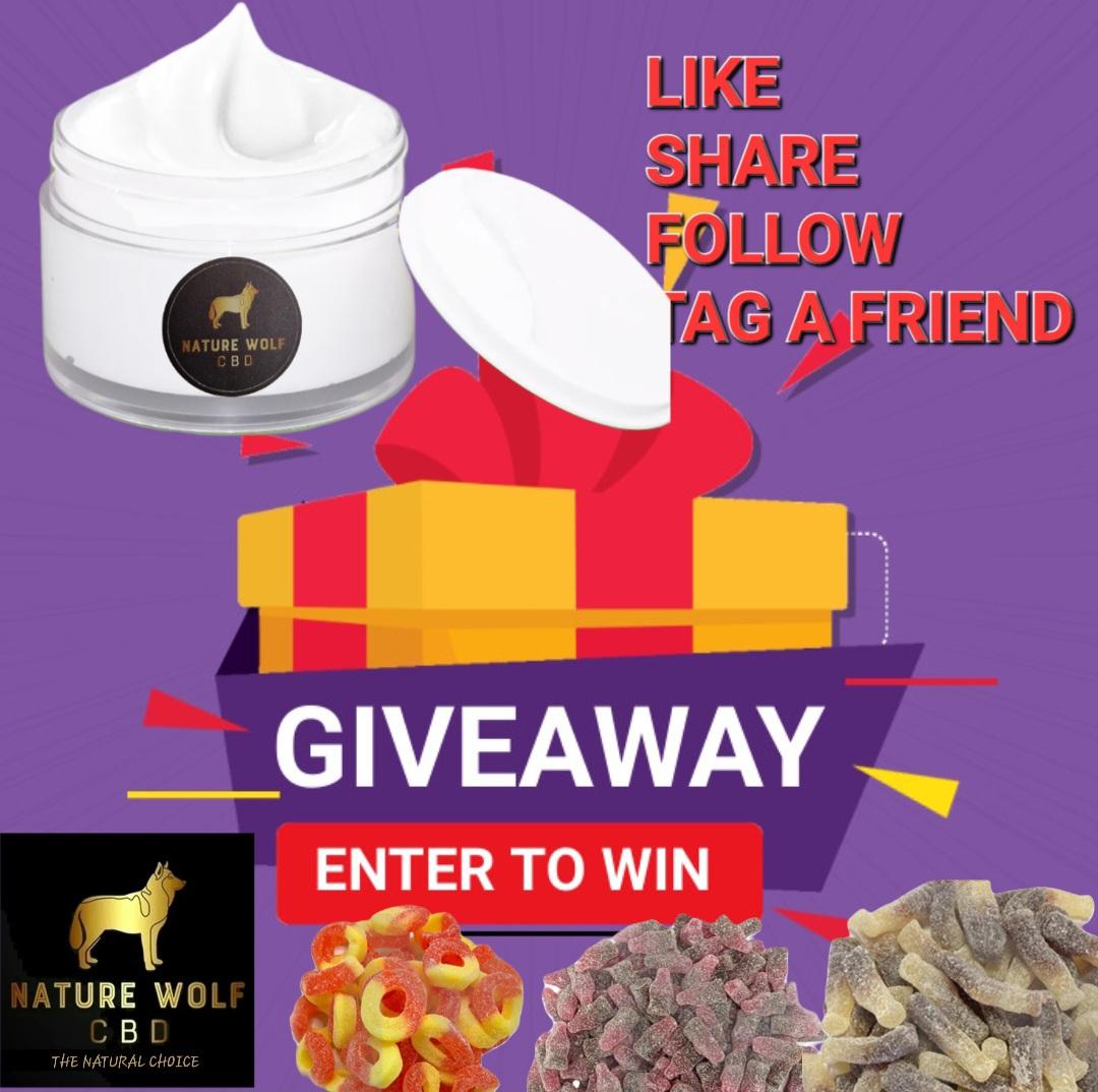 NatureWolfcbd's tweet image. NEW GIVEAWAY LIVE.
to win a 50ml tub of our fantastic CBD HEAT MUSCLE AND JOINT RUB.  SIMPLY

LIKE
SHARE
FOLLOW 
TAG A FRIEND 

DRAW WILL BE MADE AT 20.00 ON SUNDAY 17TH NOVEMBER 
YOU MUST BE FOLLOWING TO ENTER. 
GOOD LUCK.