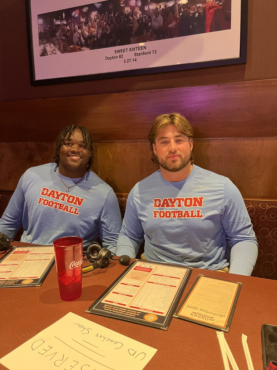 Larry Hansgen (@larryhansgen) on Twitter photo We are talking <a href="/DaytonFootball/">Dayton Football</a> with IG Zach Mc Dowell and DT Nate Hess on the Trevor Andrews Show <a href="/WHIORadio/">WHIO Radio</a> We are talking <a href="/DaytonFootball/">Dayton Football</a> with IG Zach Mc Dowell and DT Nate Hess on the Trevor Andrews Show <a href="/WHIORadio/">WHIO Radio</a>