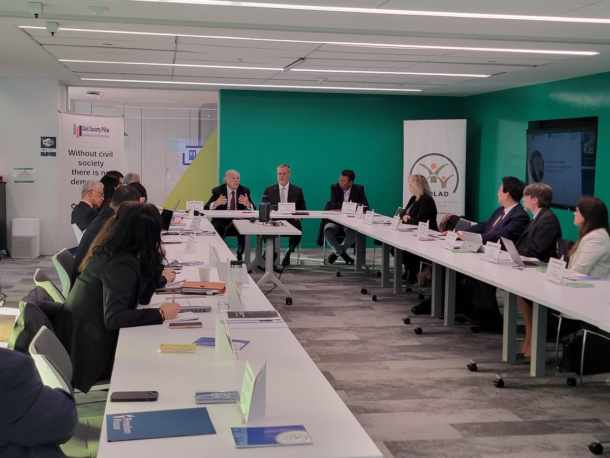 Grateful to have participated in the 2024 Civil Society Pillar of the Community of Democracies <a href="/CommunityofDem/">CoD</a> General Assembly. We acknowledged the relevance nowadays of the Warsaw Declaration, the founding document of the Community of Democracies, adopted almost 25 years ago