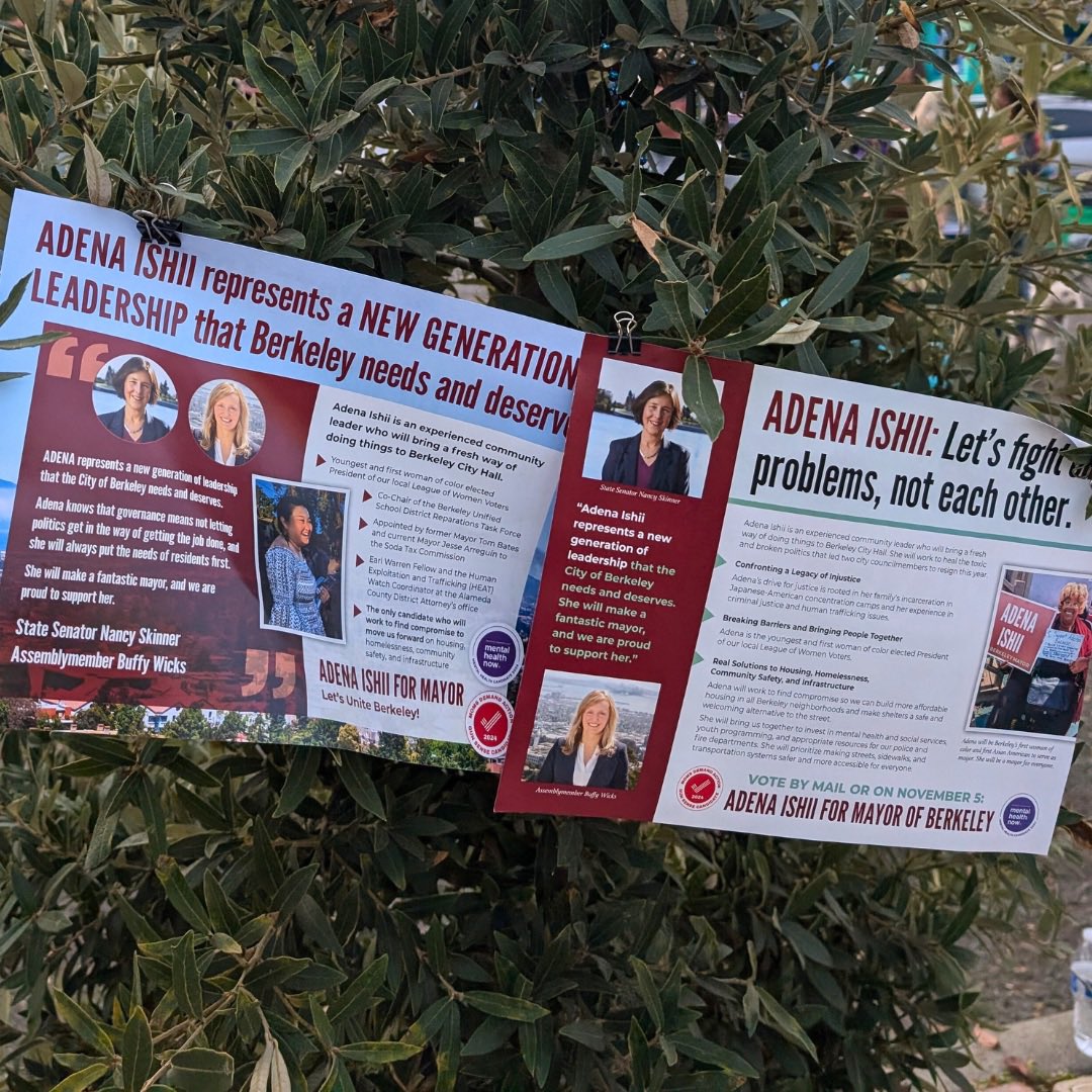 Thank you to our generous volunteers! After this last weekend, we’ve knocked on over 18,000 doors. 🥳 We’re so close to meeting our goal of 20,000 doors. If you can, join us for our last weekend of door knocking by signing up at AdenaIshii.com/canvassing.