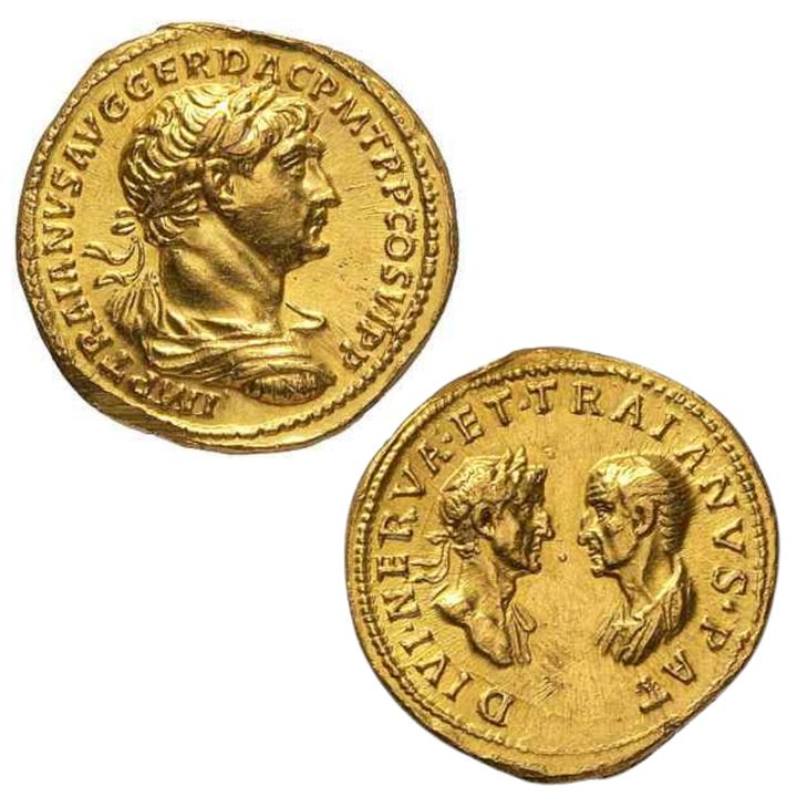 It was #OTD 28th Oct AD 97 that the #Roman Emperor, #Nerva , was coerced by the Praetorian Guard to adopt #Trajan as his successor. Nerva was the first Roman #Emperor to be elected by the senate &amp; his adoption of #Trajan ushered in the period of the adoptive 'Five Good Emperors'.
