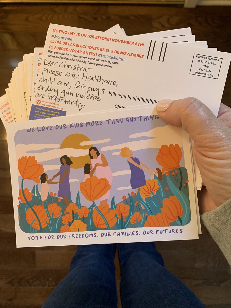 Let’s go <a href="/MomsRising/">MomsRising</a>! #MomsVote