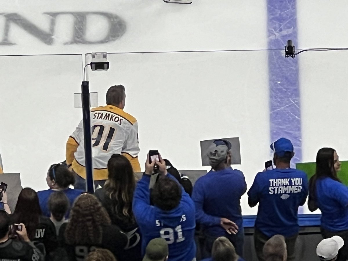 Welcome back, Stammer! #GoBolts <a href="/RealStamkos91/">Steven Stamkos</a> <a href="/PredsNHL/">Nashville Predators</a> <a href="/TBLightning/">x - Tampa Bay Lightning</a>